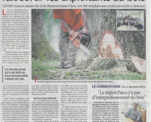 La Provence, 22 mai 2014
